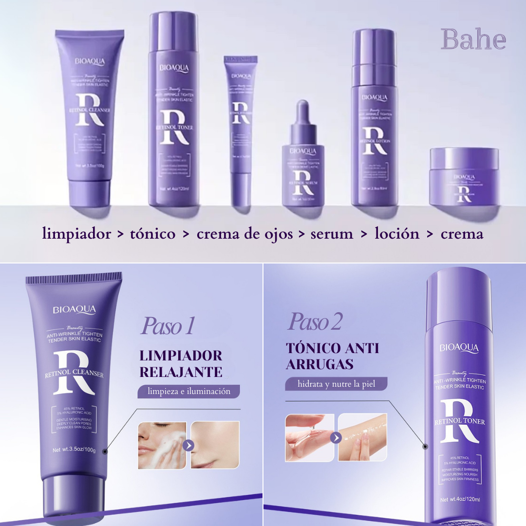 KIT RETINOL BIOAQUA CAJA DE LUJO Bahe Store