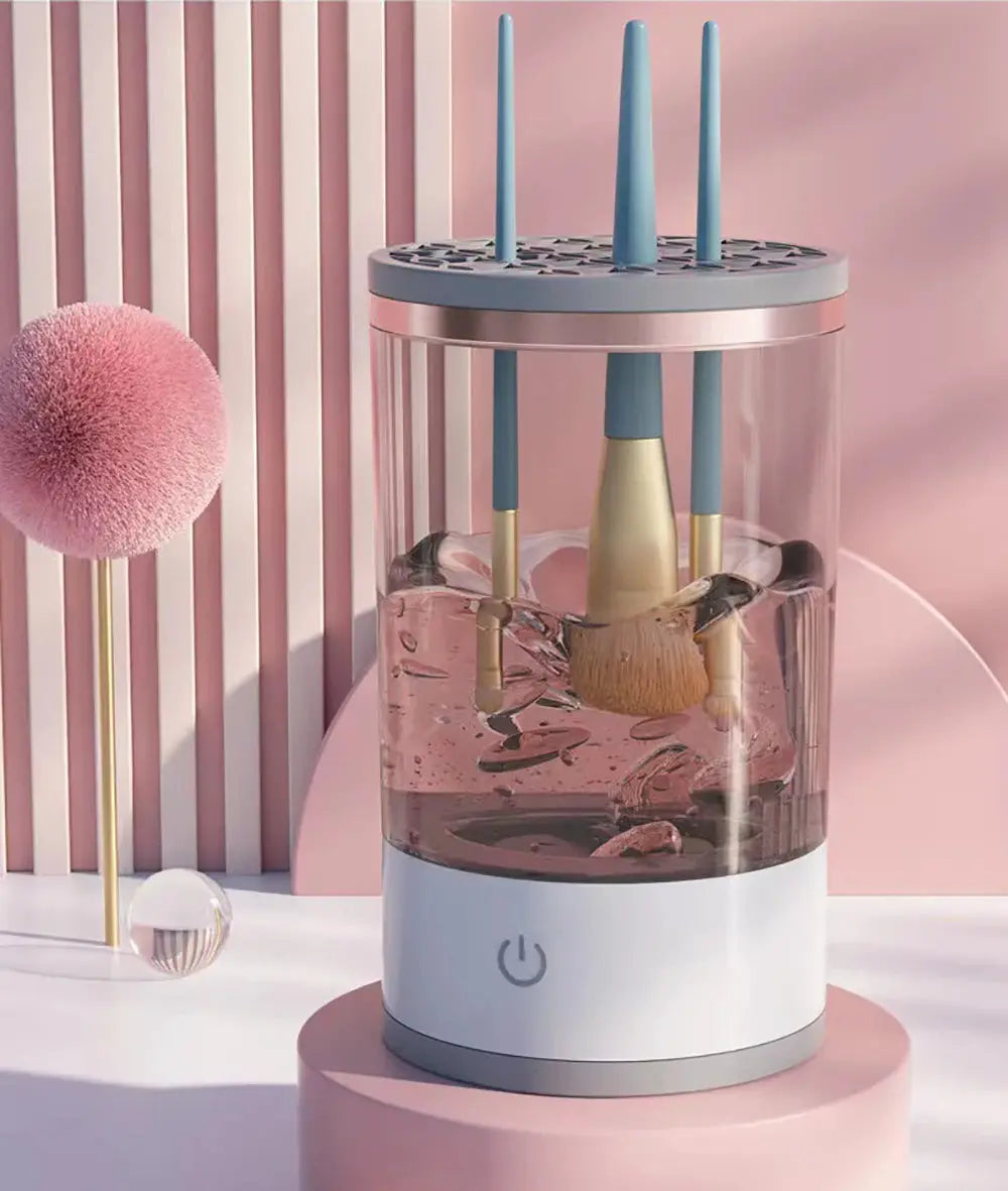Limpiador eléctrico de brochas de maquillaje 3 en 1 - Limpieza y Secado en Minutos Bahe Store