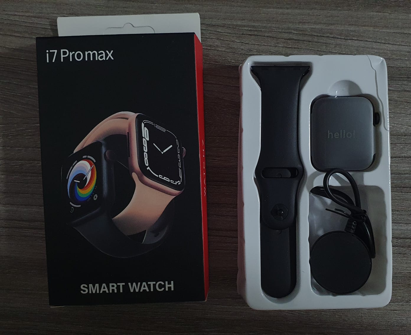 Smartwatch I7 Pro Max – Llamadas, Monitoreo de Salud y Diseño Deportivo