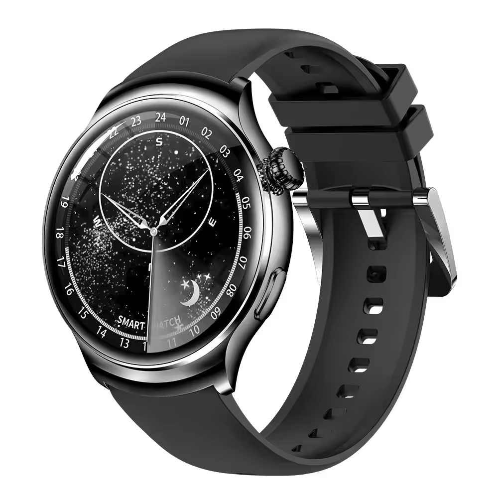 Smartwatch K500 con Pantalla AMOLED HD, Doble Pulso y Funciones Fitness